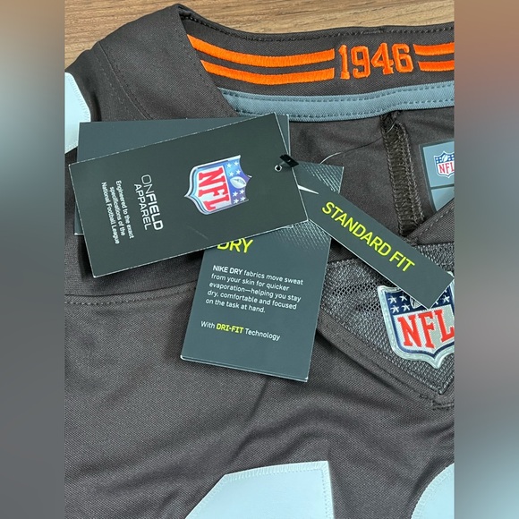 Nike Cleveland Browns Odell Beckham Stitched Jersey Brown size us mens XL & XXL - Picture 4 of 16